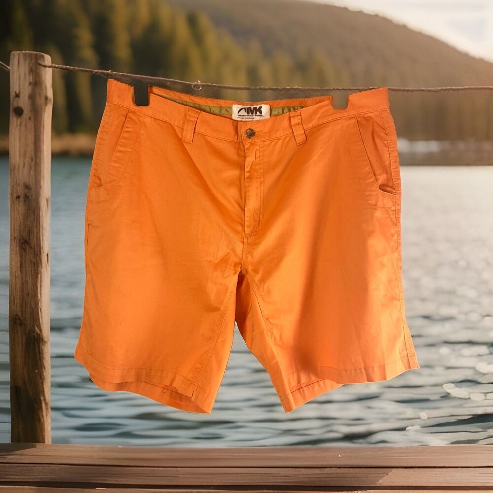 Mountain Khakis Mens Orange Shorts Size 42